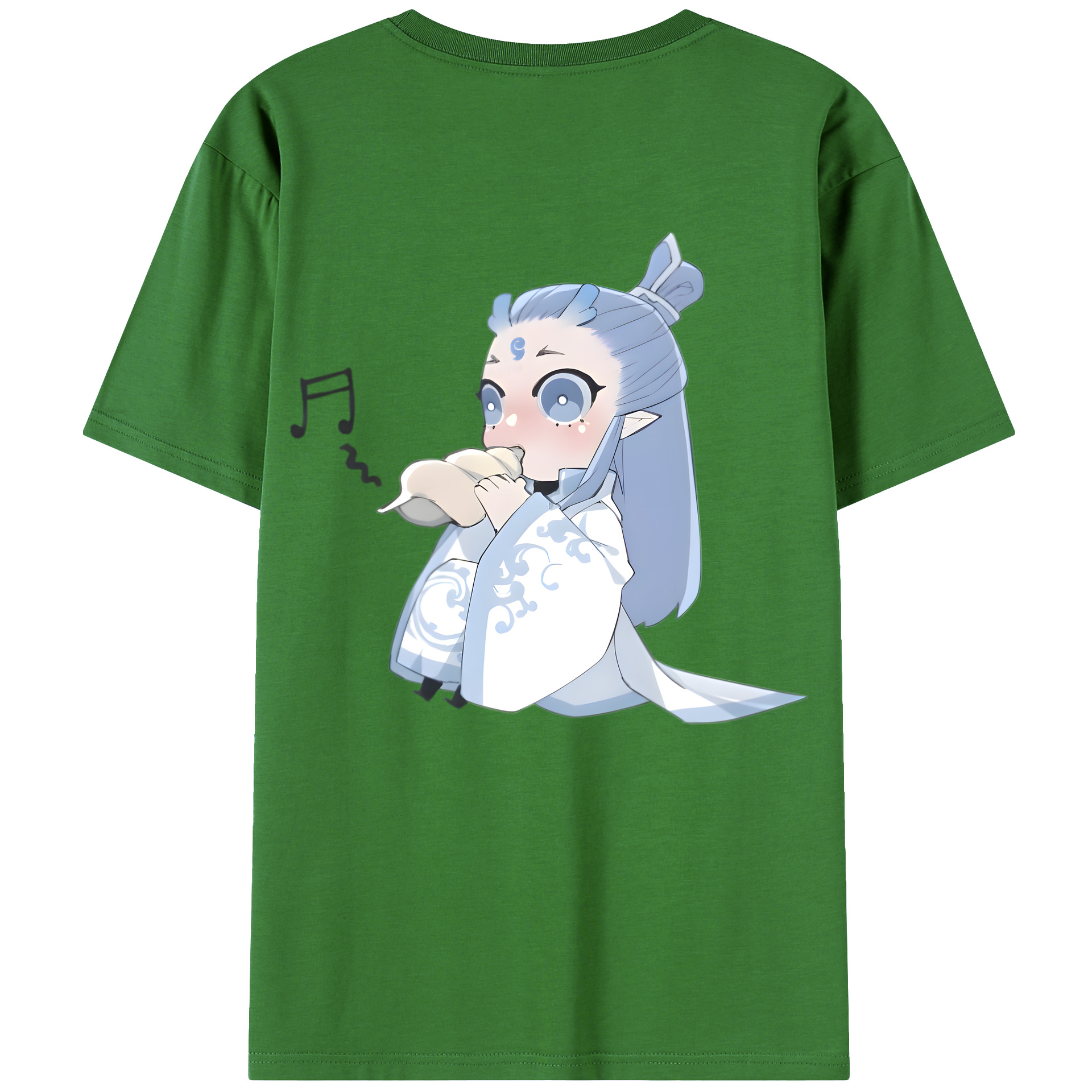 （画像用） Ne Zha 2 ナタ 魔童の大暴れ レディース半袖Tシャツ(バックプリント)